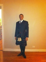 Bobby in his Kilt